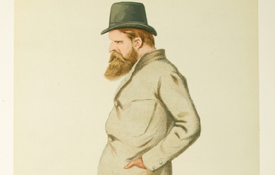 Caricature of Wilfrid Scawen Blunt , by Wilfrid Scawen Blunt