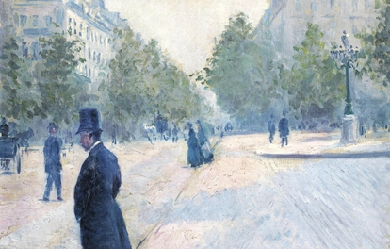 St. Augustine's Square, by Gustave Caillebotte