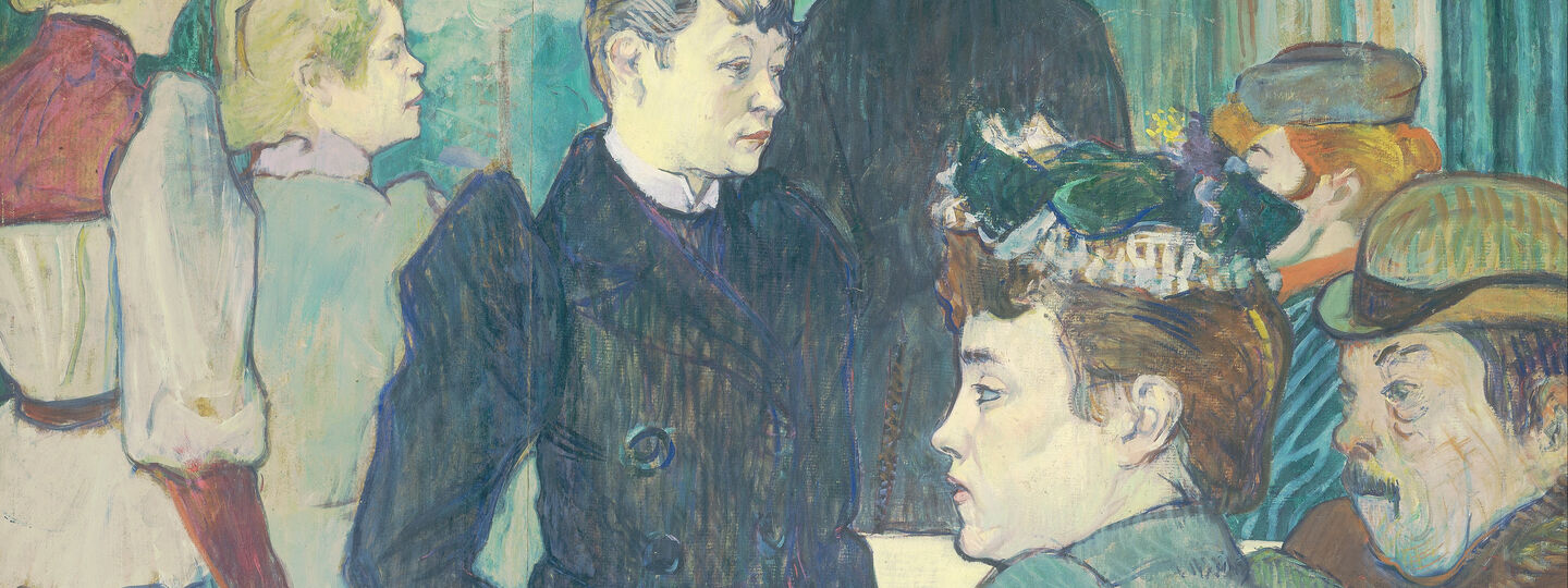 A Corner of the Moulin de la Galette, by Henri de Toulouse-Lautrec