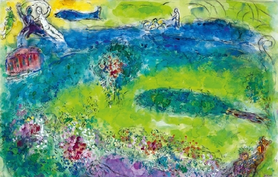 The orchard, by Marc Chagall