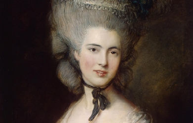 Woman in Blue, by Thomas Gainsborough