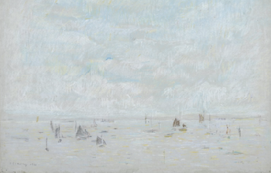 Yachts, by Laurence Stephen Lowry