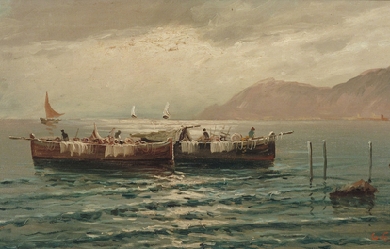 Gaetano Esposito the fishermen, by Alceste Campriani