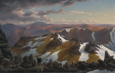 North-east view from the northern top of Mount Kosciusko, by Eugene von Guerard