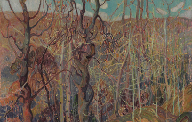 Silvery Tangle, by Franklin Carmichael